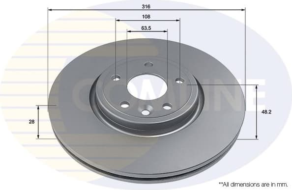 Brake Disc COATED ADC2929V - image 2