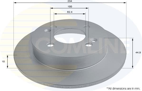 Brake Disc COATED ADC2840 - image 2