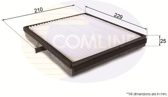 Filter, cabin air EKF256 - image 2