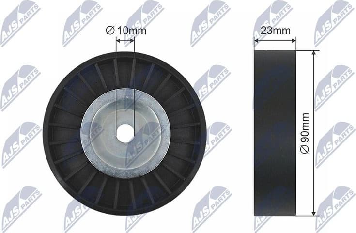 Tensioner Pulley, V-ribbed belt RNK-SU-012