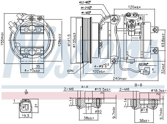 Compressor, air conditioning ** FIRST FIT ** 890017 - image 5