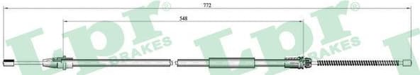 Cable handbrake 01380772