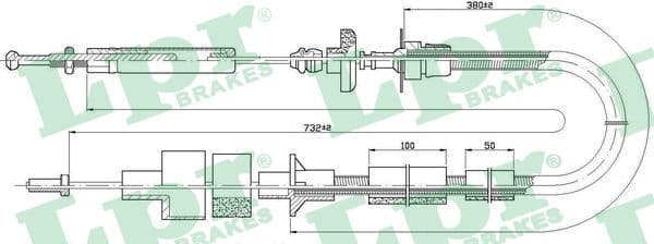 Cable clutch 01141334