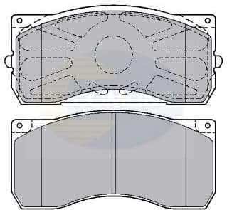 Brake Pad Set, disc brake CBP9075K