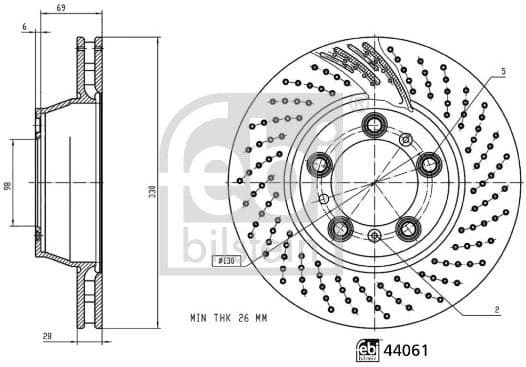 Brake Disc 44061