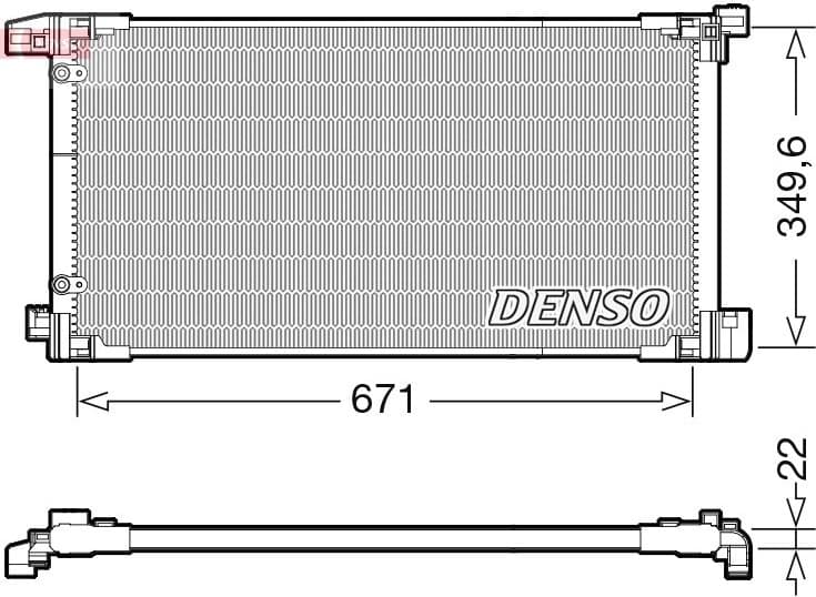 Condenser, air conditioning DCN50114