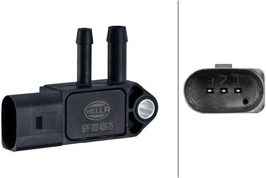 Sensor, exhaust pressure 6PP 009 409-251