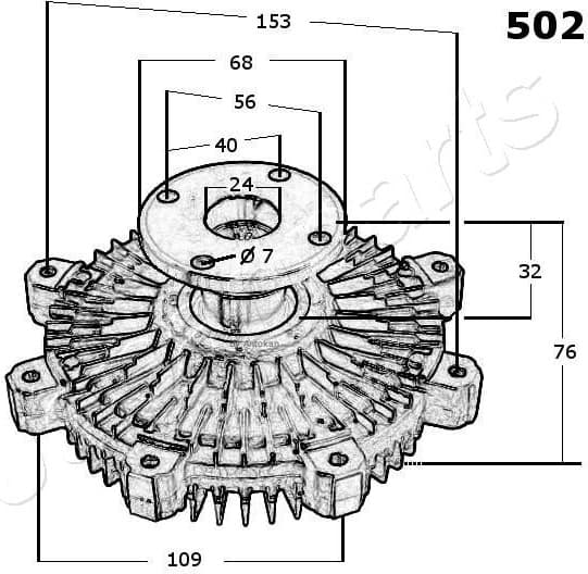 Clutch, radiator fan VC-502 - image 2
