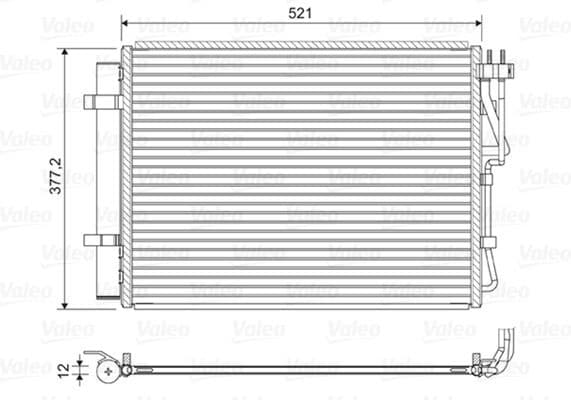 Condenser, air conditioning 822624