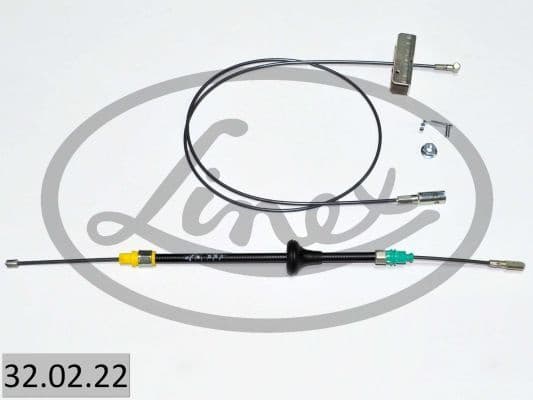 Cable Pull, parking brake 32.02.22