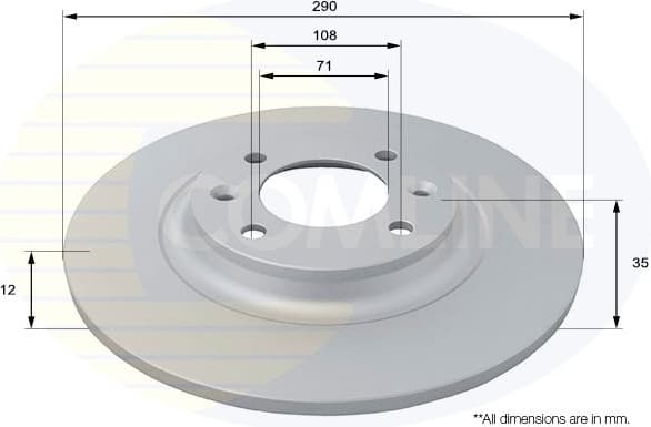 Brake Disc COATED ADC2729 - image 2