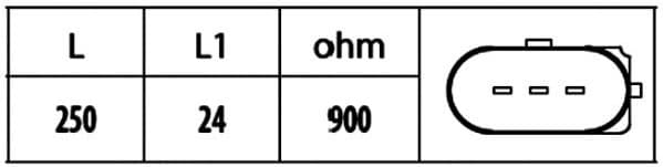 Sensor, crankshaft pulse 6PU 009 146-581 - image 2