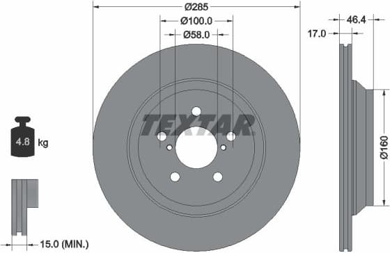Brake Disc PRO 92309303