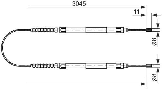 Cable Pull, parking brake 1 987 477 115 - image 5