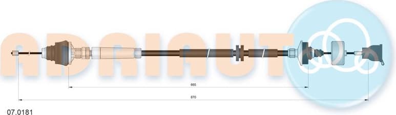 Cable clutch 07.0181 - image 2