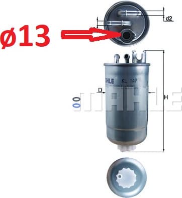 Filter diesel fuel KL147D