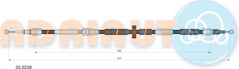 Cable handbrake 03.0238 - image 2