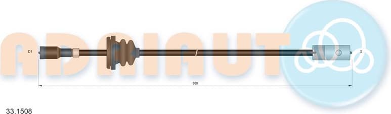 Cable speedometer 33.1508 - image 2