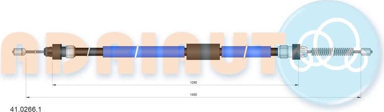 Cable handbrake 41.0266.1 - image 2
