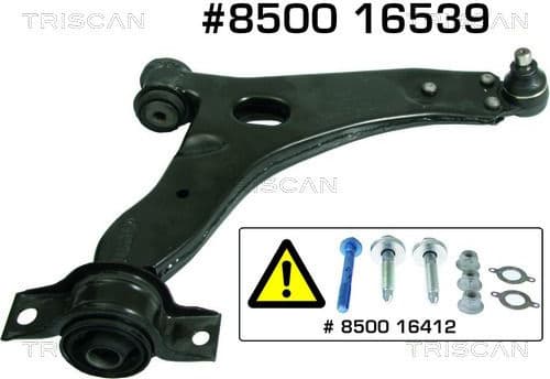 Control/Trailing Arm, wheel suspension 8500 16539
