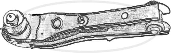 Control/Trailing Arm, wheel suspension 49397494