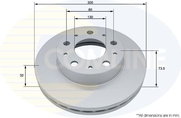 Brake Disc COATED ADC5013V