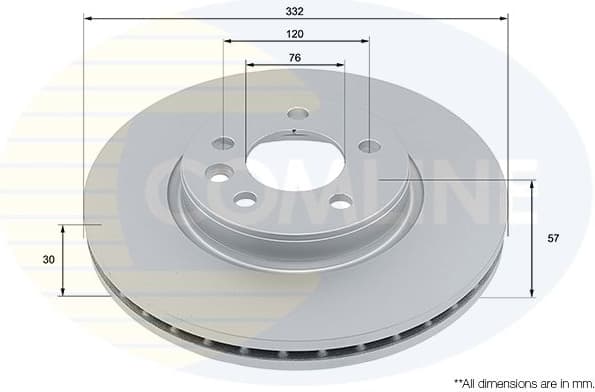 Brake Disc COATED ADC5052V - image 2