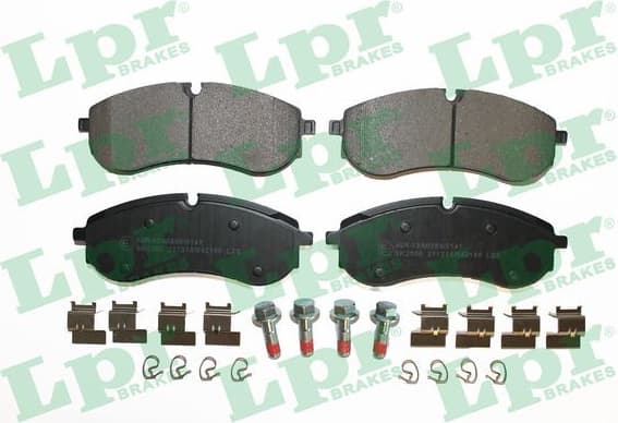 Brake Pad Set, disc brake 05P2196
