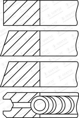 Piston Ring Set 08-522400-00