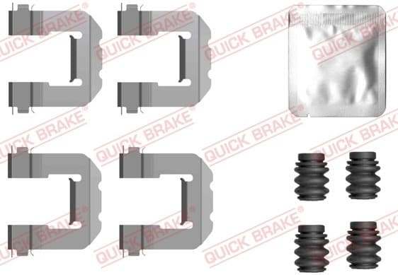 Accessory Kit, disc brake pad 109-0127