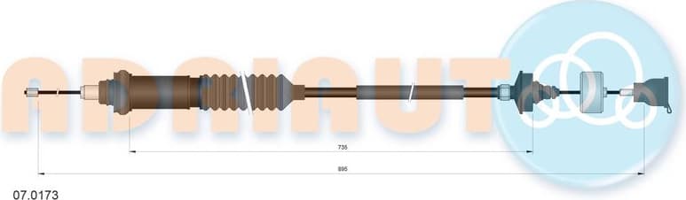 Cable clutch 07.0173 - image 2