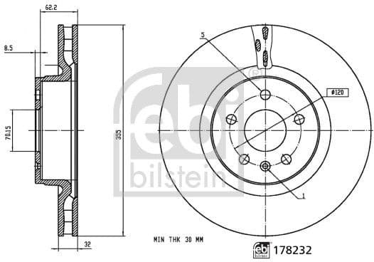 Brake Disc 178232