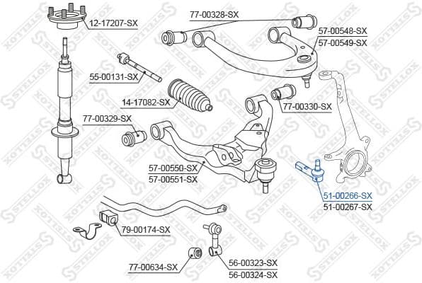 Tie Rod End 51-00266-SX