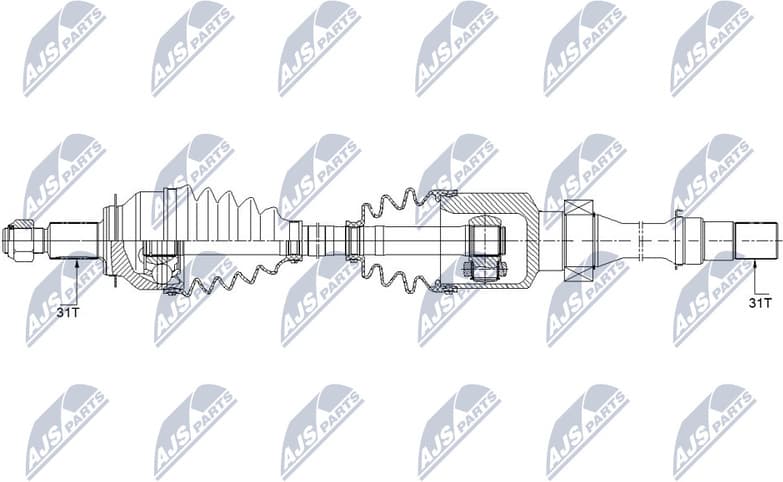Drive Shaft NPW-MZ-041