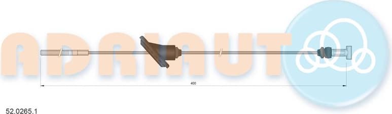 Cable Pull, parking brake 52.0265.1