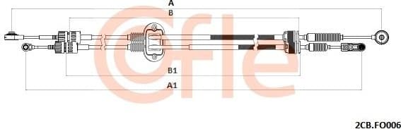 Gearshift cable 001FD398