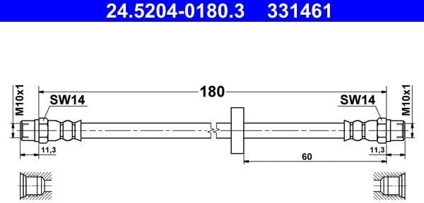 Brake Hose 24520401803