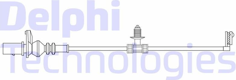 Warning Contact, brake pad wear LZ0307