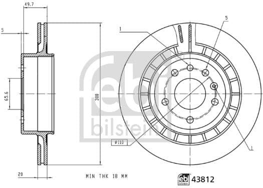 Brake Disc 43812