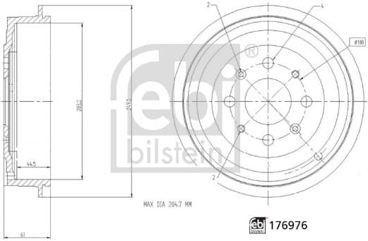 Brake Drum 176976