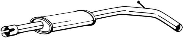 Centre Muffler 200-115