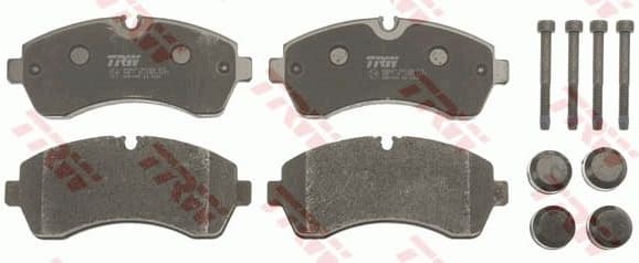 Brake pads front, Top Quality GDB1696
