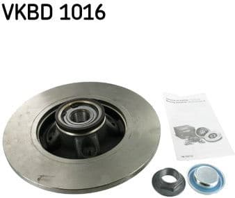Brake disc with bearing, Top Quality VKBD1016 - image 3