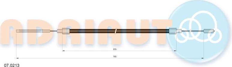 Cable Pull, parking brake 07.0213