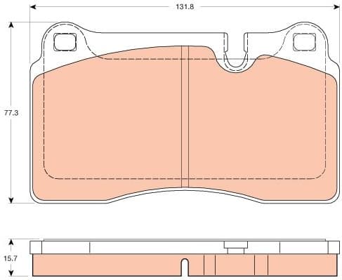 Brake Pad Set, disc brake GDB2048 - image 3