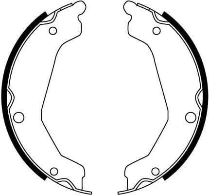 Brake Shoe Set, parking brake GS8763 - image 4