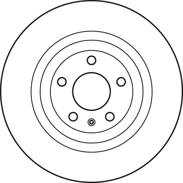 Brake disc, 1pcs REAR, Top Quality DF4818S - image 2