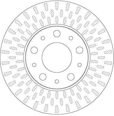 Brake Disc TRW SINGLE DF4771S - image 4