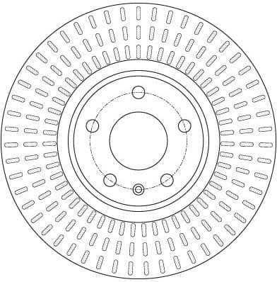 Brake discs kit front (2pcs), Top Quality DF6148 - image 2