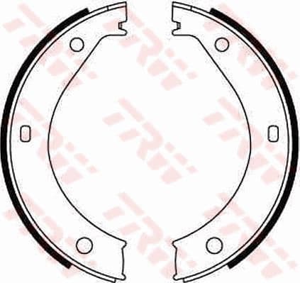 Brake Shoe Set, parking brake GS8217 - image 2
